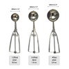 3Pcs Ice Cream Scoop Stainless Steel Cookie Scoop Set with