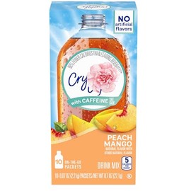 Crystal-Light Peach Mango On The Go Drink Mix -10pk (pack of 2), by Litezout