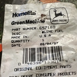 Unbranded New Homelite XL98 XL903 XL925 Cut Off Saw Chain saw Fuel Line 65718 Or 65718B