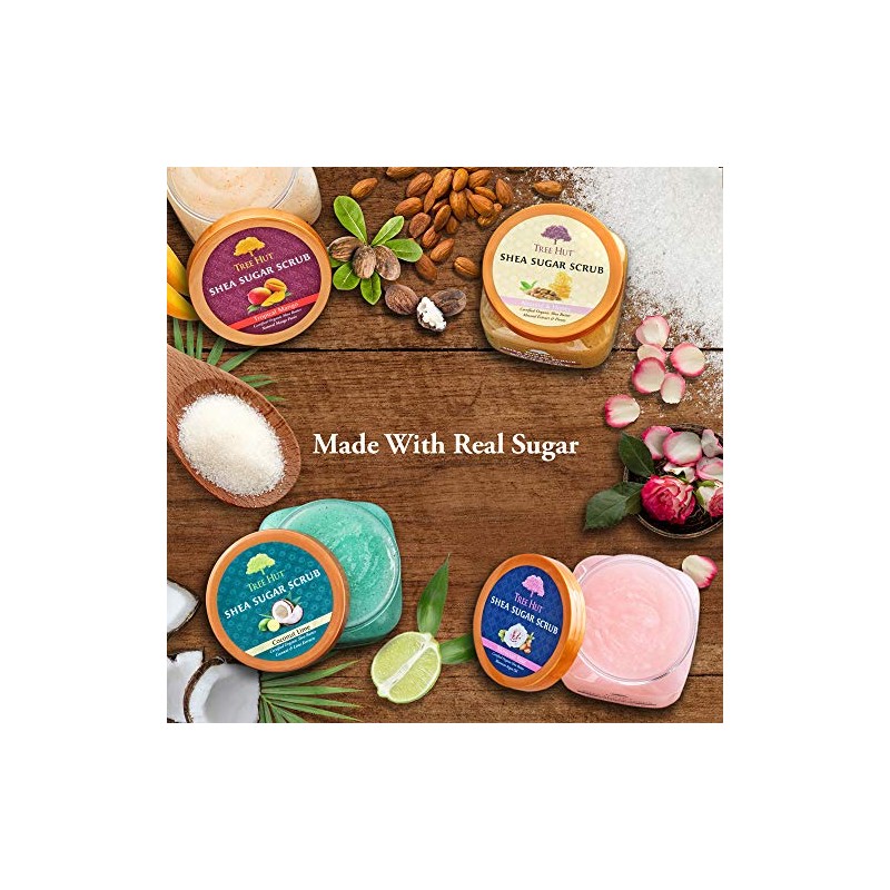 Tree Hut Shea Sugar Scrub Island Bliss, 18oz, Ultra Hydrating