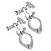 2pcs Steel Boat Hinged Upper Jaw Slide Marine Hardware Fittings