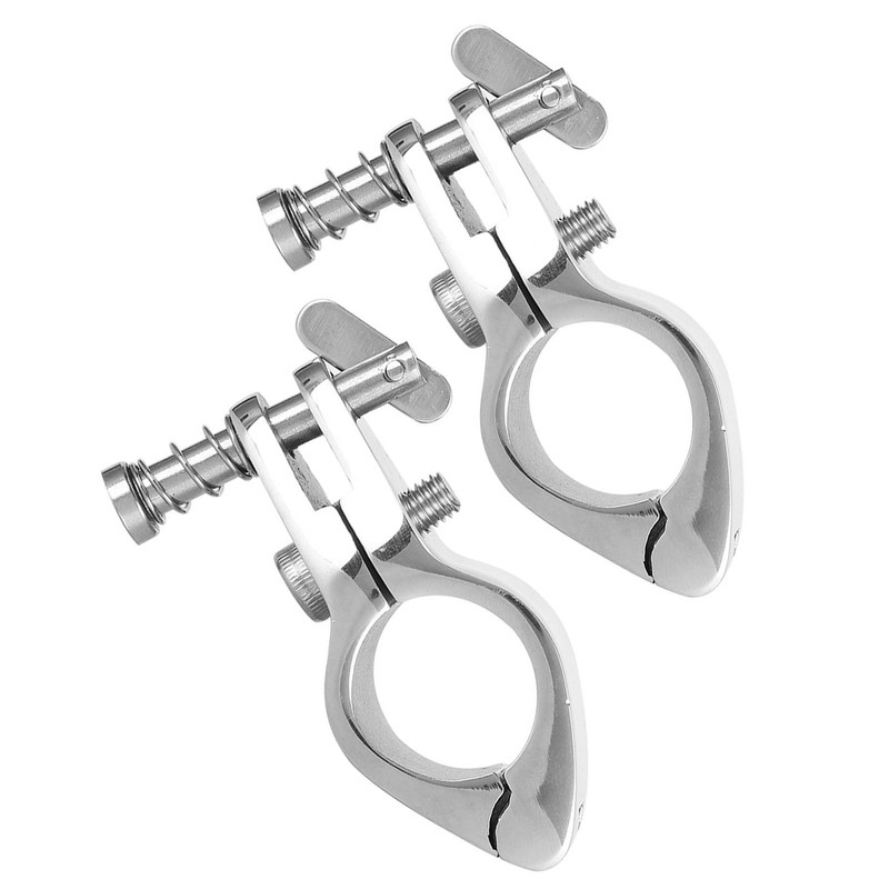 2pcs Steel Boat Hinged Upper Jaw Slide Marine Hardware Fittings