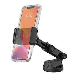 SCOSCHE UH4WDEX2-SP ExtendoMount Suction Cup Mount for Vehicles | StickGrip Base | Telescoping Adjustable Arm | Black