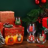 12 Pcs Christmas Wine Glass 12oz Xmas Wine Glass Funny