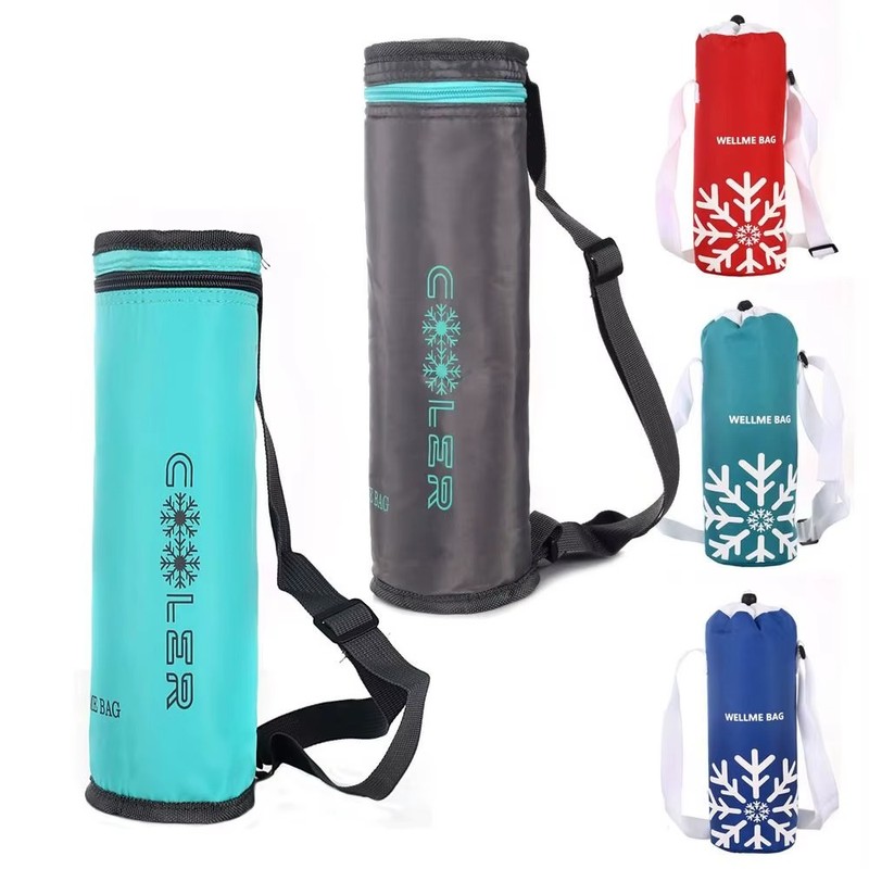 Portable Insulated Water Bottle Carrier Bag for Travel & Sports