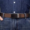 VANNANBA Mens Reversible Ratchet Nylon Belt-Durable & Stylish for Casual,Work