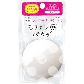 Sugao SPF23 Chiffon Feeling Powder, Clear, PA+++, 0.2 oz (4.5 g)