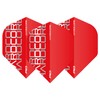 RED DRAGON Hardcore XT White Triple Darts Flights - 4