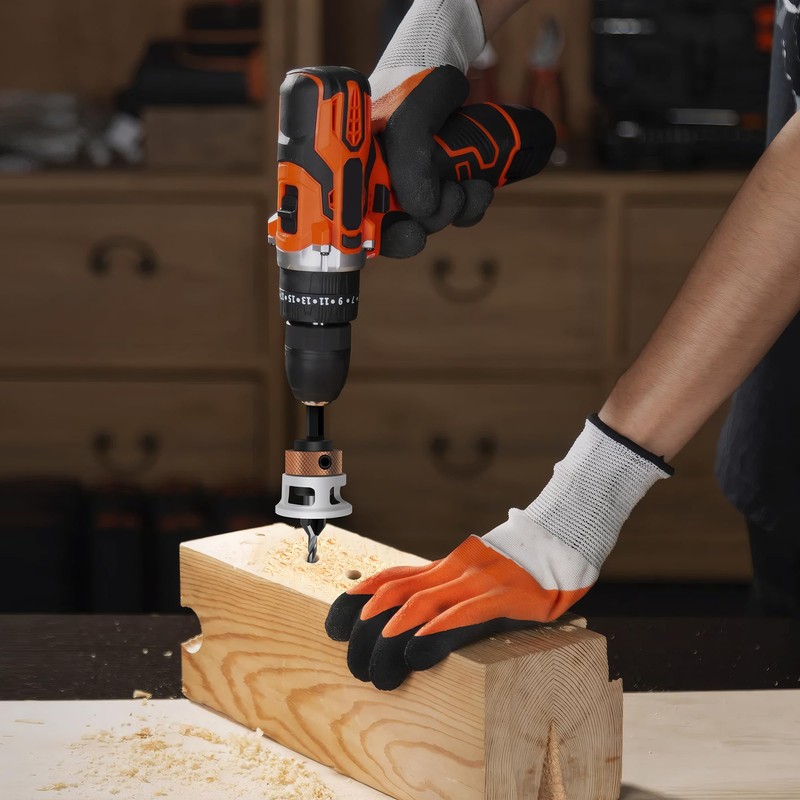 6-Piece Countersink Wood Drill Bit with Countersink Drill Bit with