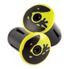 Lizard Skins Unisex Adult DSP Plugs Yellow-New22 Bar Tape, Neon