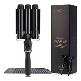 GLAM WAVER Waflera Para Cabello Jumbo De 3 Barriles Glam Waver