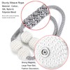 Pinowu Magnetic Curtain Tiebacks Convenient Drape Tie Backs (2 Pack)