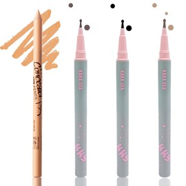 Pack of 3 Girl Freckle Pen, Natural Lifelike Freckle Makeup Pen, Waterproof Durable Sopt Pen with Soft Dot with Freckle Remover Pen