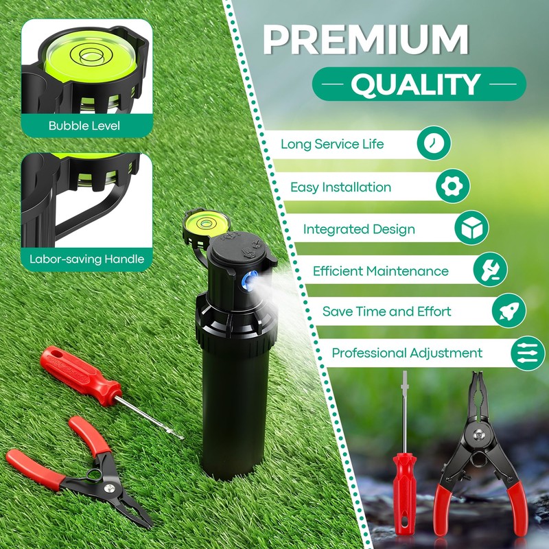 3 in 1 Sprinkler Head Tool Kit Compatible with Rain