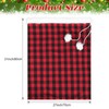 Shappy Large Christmas Santa Gift Sack with Cord Drawstring, Red