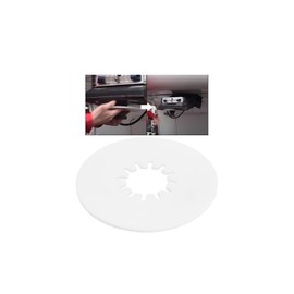 XINLIYA RV 5th Wheel Hitch Lube Plate, 10 inch Wear-Resistan Vehicles Fifth Wheel Lube Plate Towing, Safety Automotive Protection Accessories, Universal for Camper, Trailer