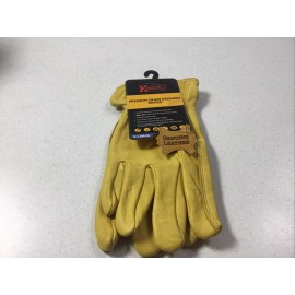 KINCO 90 XL Premium Grain Deerskin Driver Leather Work Gloves Elastic Wrist NEW