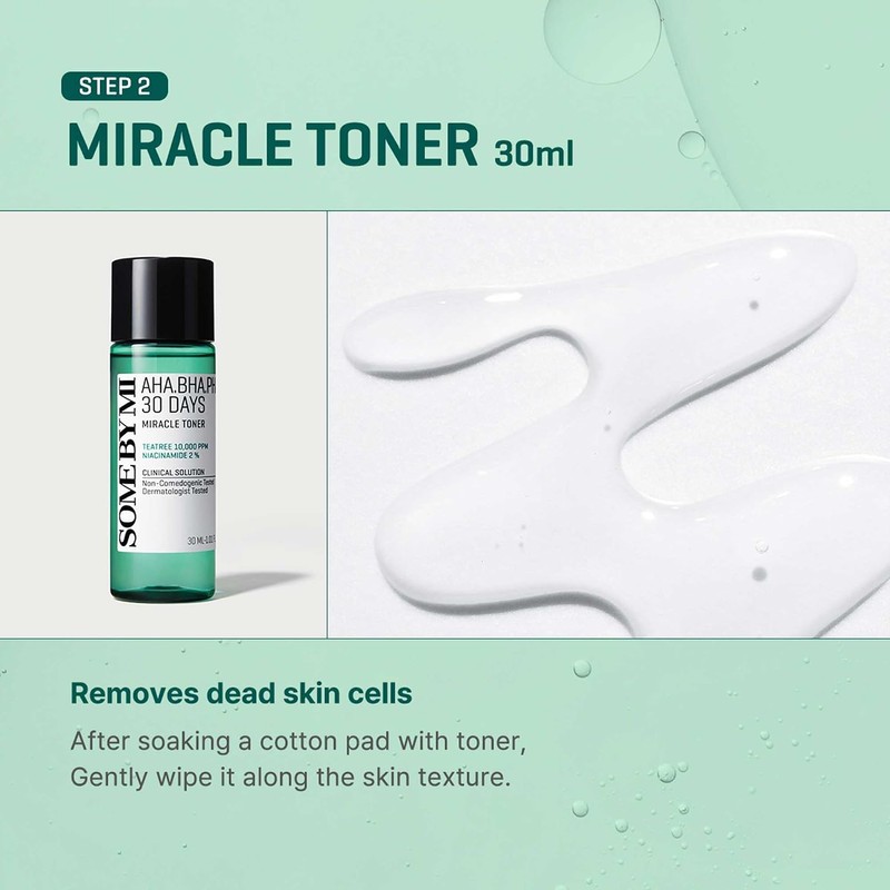 AHA BHA PHA 30Days Miracle AC SOS Kit – Toner,