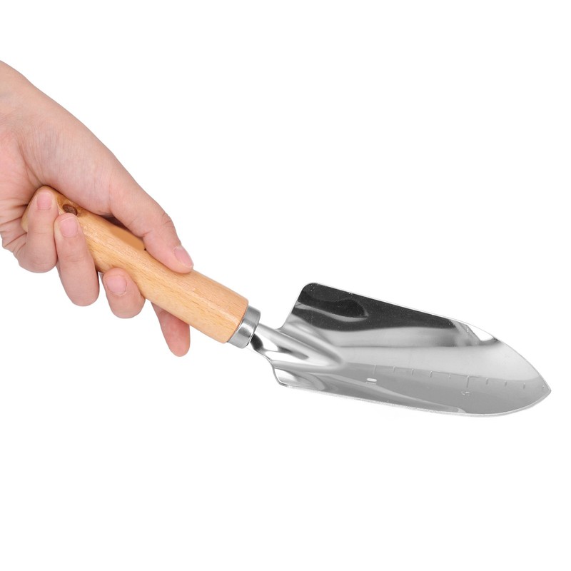 2Pcs Stainless Steel Garden Loose Soil Scoop Wearable Rope Portable