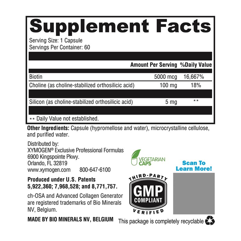 XYMOGEN RegeneMax Plus - Advanced Collagen Supplements with Biotin &