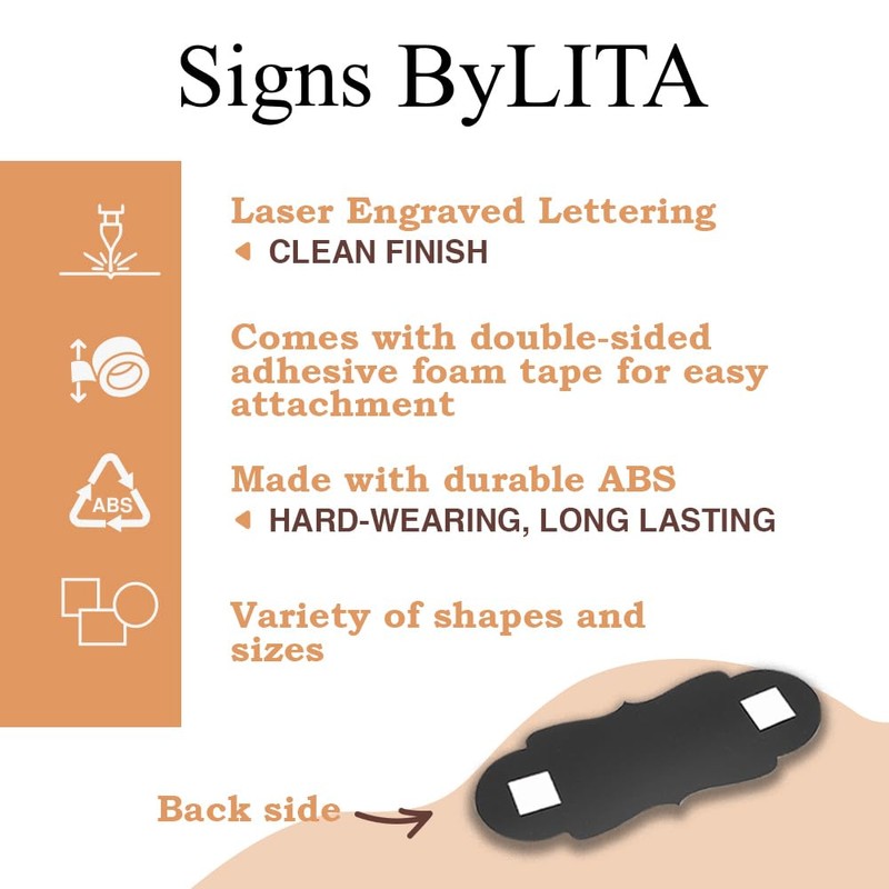 All Quality Designer Restroom Wall or Door Sign - Bathroom