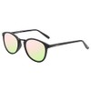 Lucky Indo Round Sunglasses, Matte Black, 50 mm