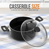 NutriChef Non-Stick Casserole with Lid - High-Qualified Kitchen Cookware with
