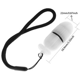 SecurityIng 1Pc Underwater Strobe Signal Light Scuba Night Dive Marker LED Flashy Safety Lamp Firefly Diving Beacon Beam 200M Underwater 200 Hour Duration with Battery -Green