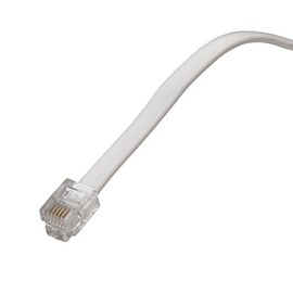 AmerTac - Zenith TL1007W TL1007W 7 FT 6 Wire Line Cord, White Landline Telephone Accessory
