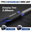WORKPRO Rechargeable Underhood Work Light, 25inch Long Foldable LED Work
