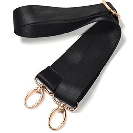 Lelotte STP-BK Shoulder Strap for Bags, Choice of Cotton, Nylon, Material, Wide Replacement, NYLON-GOLD