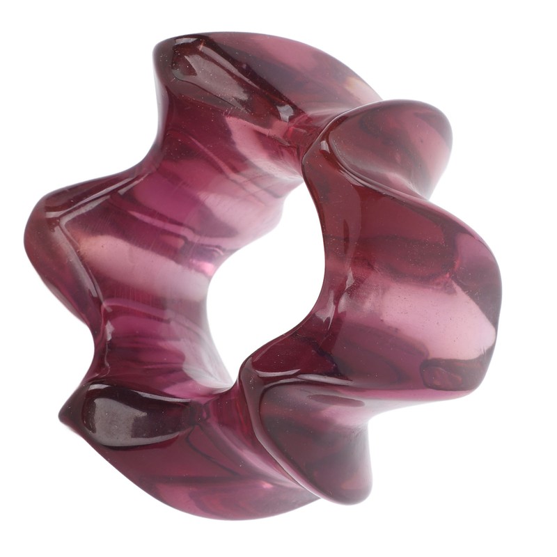 Resin Massage Ring Lotus Shaped Reduce Muscle Fatigue Facial Gua