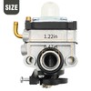 JUUDDENPARTS 20016-81020 Carburetor for Ryobi S430 Lawn Mower RY34001 RY34005