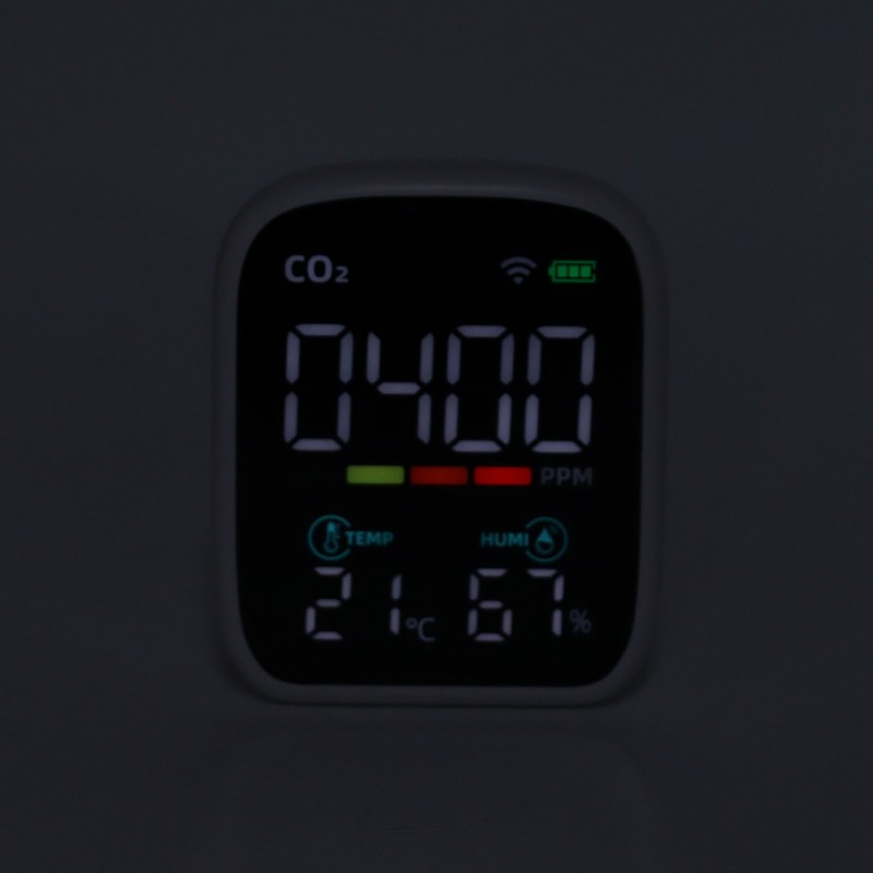 3 in 1 Smart Air Quality Monitor Automatic Brightness Adjustment