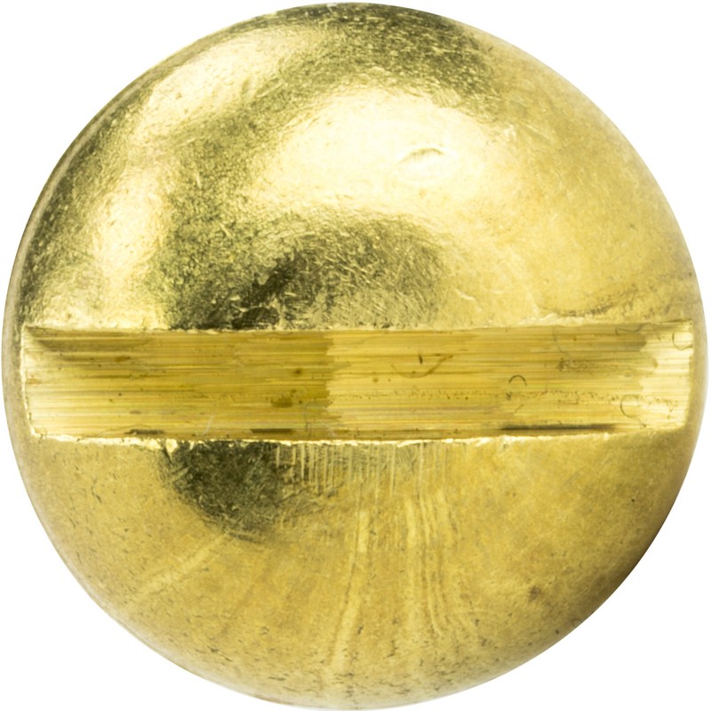 10-32 x 1" Round Head Machine Screws, Slotted Drive, Solid