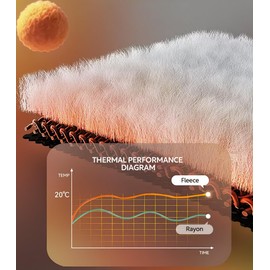 DAVID ARCHY Men's Plush Fleece Sleepwear Warm Cozy Long Sleeve Top & Bottom Pajama Set Nightwear (L, Grey Blue)