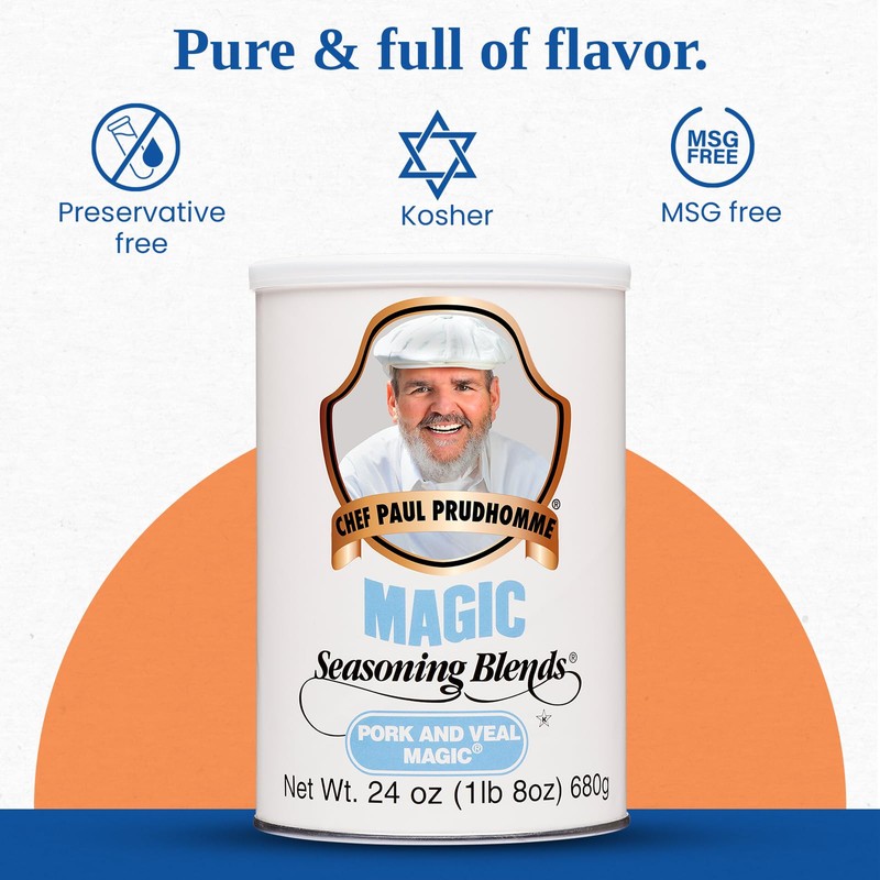 Chef Paul Magic Seasoning Blends Pork & Veal Magic |