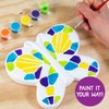 Creative Roots Mosaic Butterfly Stepping Stone Kit, Includes 7-Inch Ceramic