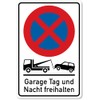High Quality Stickers - No Parking with Towing 30cm x