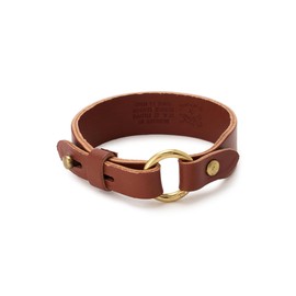 IL BISONTE Bracelet, Leather, Genuine Leather, Cowhide Leather, Women's, Men's, Unisex, Red
