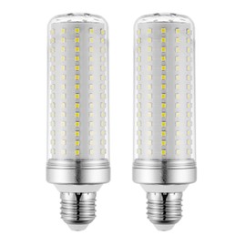 RAYHOO 18W LED Light Bulbs Incandescent 120-180 Watts Equivalent, E26/E27 Base, 2800Lumens Ultra Bright, Non-Dimmable,Pack of 2 (3000K Warm White)