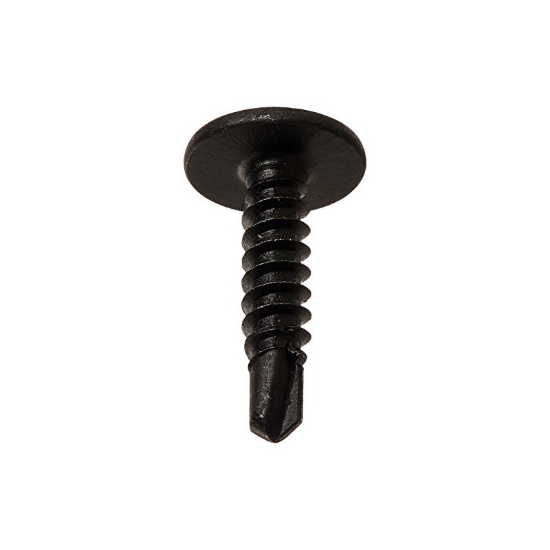 Small Parts 0812KPMB Steel Self-Drilling Screw, Black Phosphate Finish, Modified