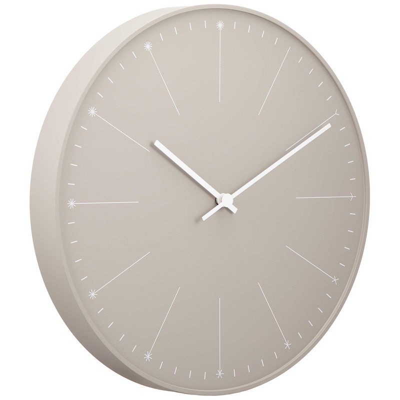 Lemnos Dandelion Wall Clock NL14-11 BG Dandelion Beige Analog