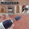 HONGUIS 8 Pcs Cone Shape Mounted Grinding Stone,1/4" Hex Shank,