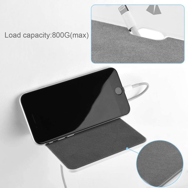 TXEsign 2-Pack 4.25" Acrylic Small Floating Shelves - Speaker Mount,