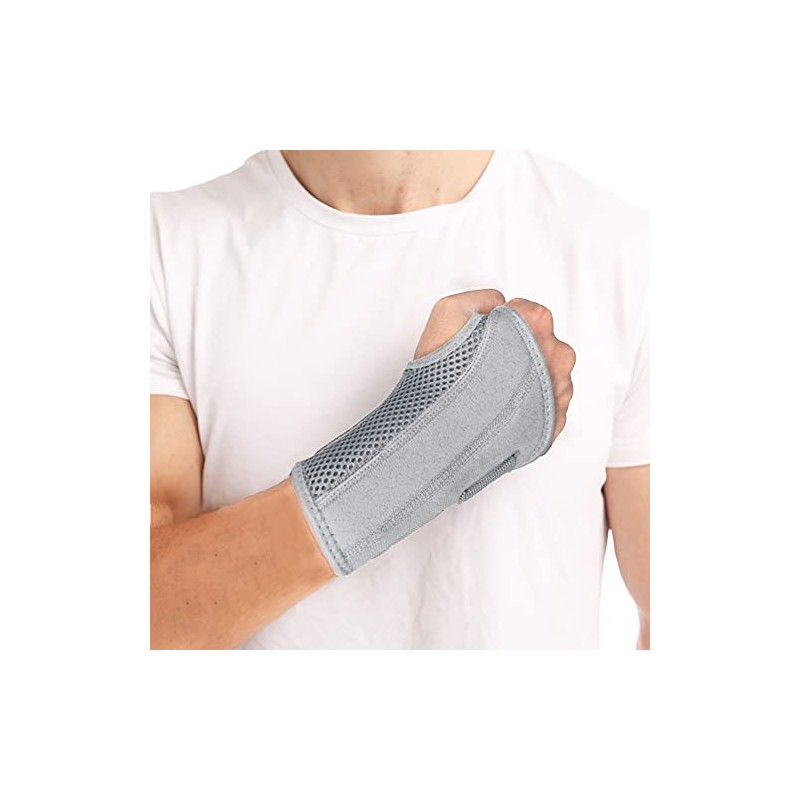 NuCamper Breathable Wrist Support Wrist Brace with Metal Splint Stabiliser