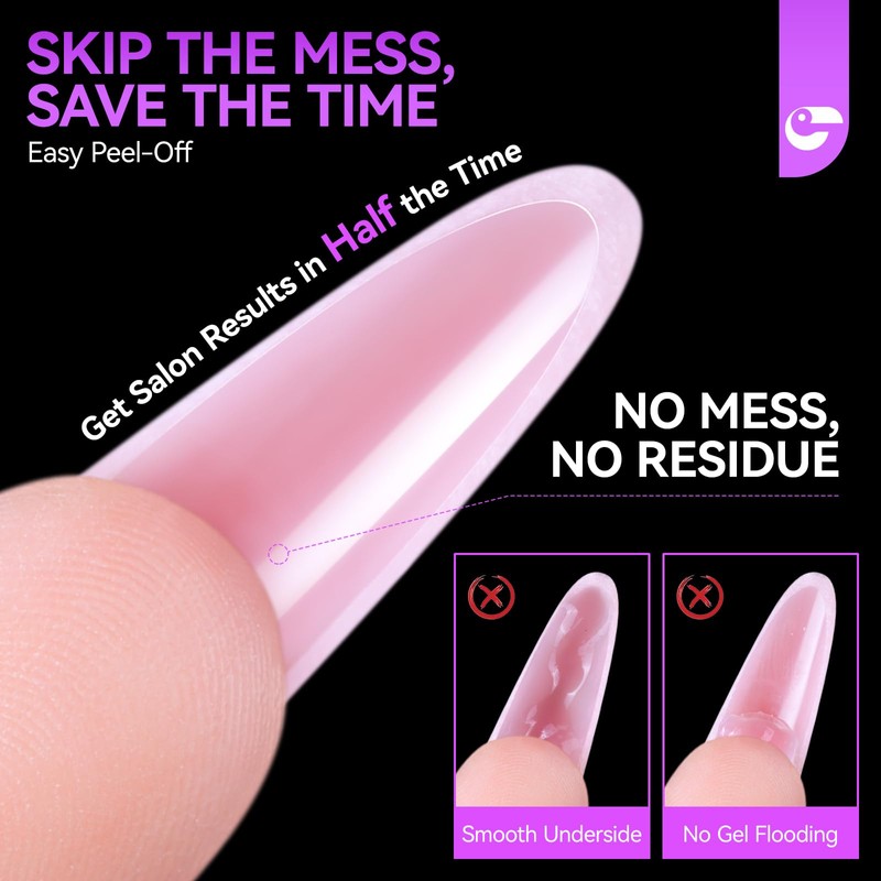 Salon-Perfect Sandwich Nail Forms at Home: Gelike EC Sandwich Dual