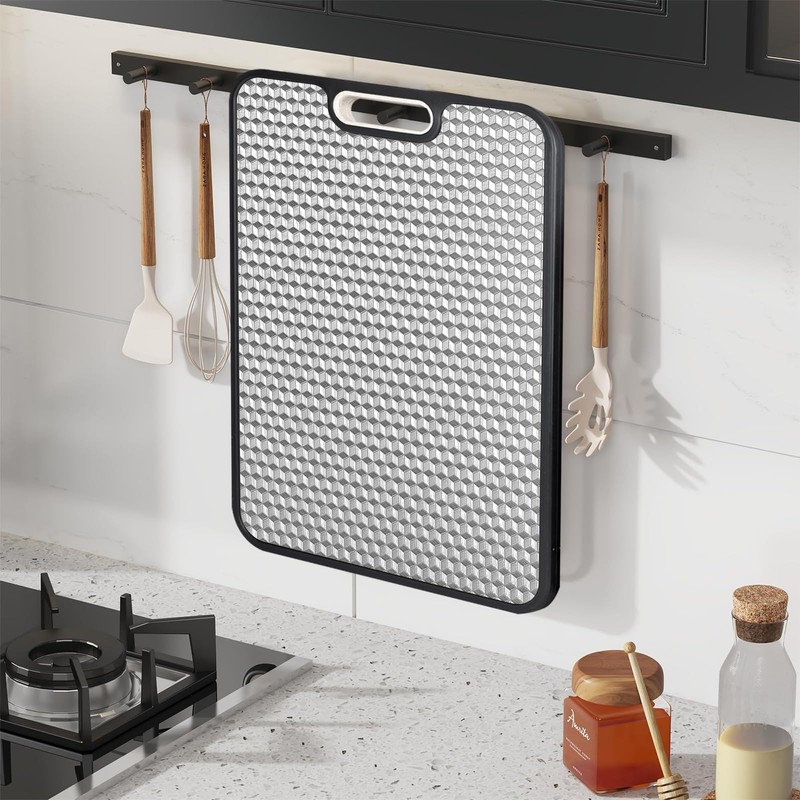 Titanium Cutting Board Double-Sided, Diamond-Patterned Meat & Vegetable Chopping Board