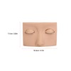 Eyelash Mannequin Head Practice Realistic Half Face Makeup Head Training