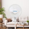 Hurricane Oscillating Pedestal Stand Fan for Home & Bedroom, 16"